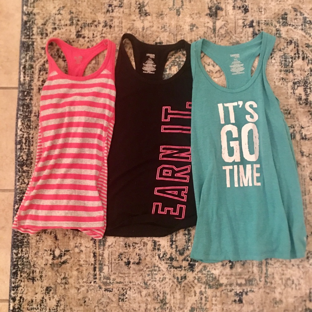 Lot of three Workout Tops Size Small 4-6